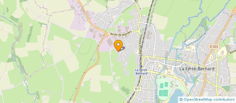 localisation de l'entreprise MONSIEUR ERIC PICHOT  LA FERTE-BERNARD