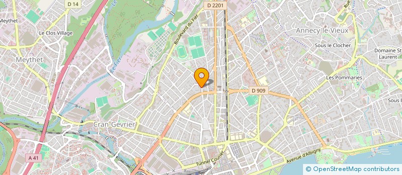 localisation de l'entreprise MONSIEUR ERIC PIERRE à ANNECY