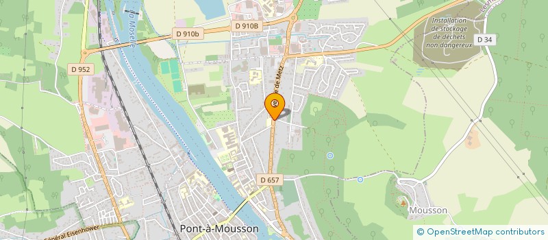 localisation de l'entreprise MONSIEUR ERIC PIERRE  PONT-A-MOUSSON