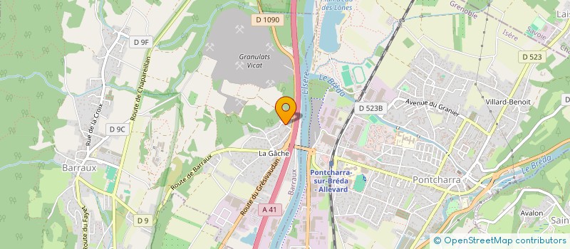 localisation de l'entreprise MONSIEUR ERIC PIERREIN  BARRAUX