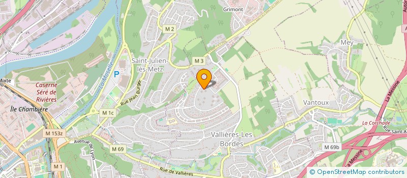 localisation de l'entreprise MONSIEUR ERIC PIETRETTI  METZ