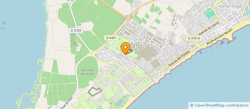 localisation de l'entreprise MONSIEUR ERIC PIGNOT  SERIGNAN