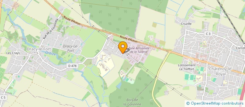 localisation de l'entreprise MONSIEUR ERIC PILATTE  DRACY-LE-FORT