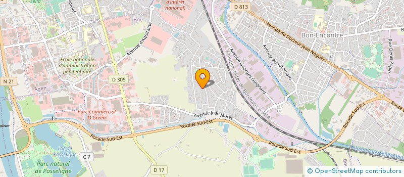 localisation de l'entreprise MONSIEUR ERIC PINCE  BOE