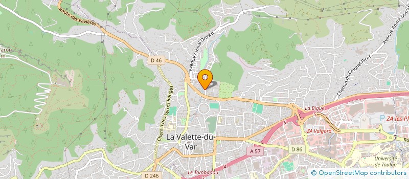 localisation de l'entreprise MONSIEUR ERIC PINOL  LA VALETTE DU VAR