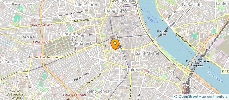 localisation de l'entreprise MONSIEUR ERIC PLANCHENAULT  BORDEAUX