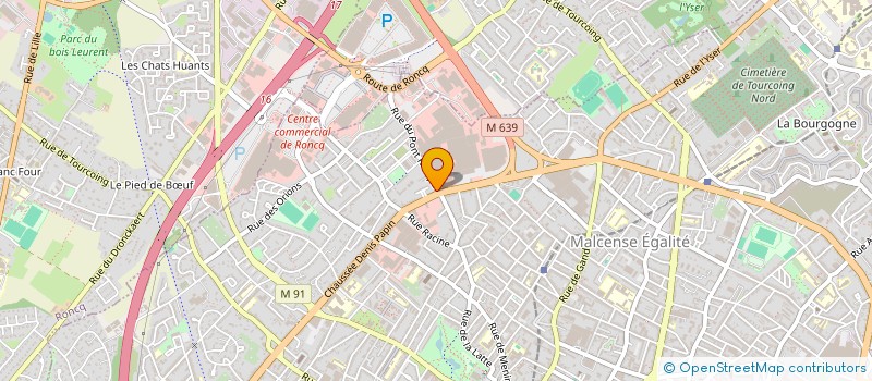 localisation de l'entreprise MONSIEUR ERIC PLANCKE  TOURCOING