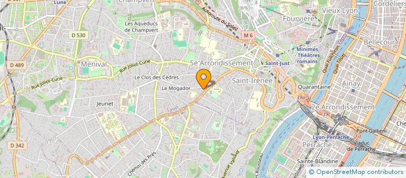localisation de l'entreprise MONSIEUR ERIC PLANTE à LYON 5EME