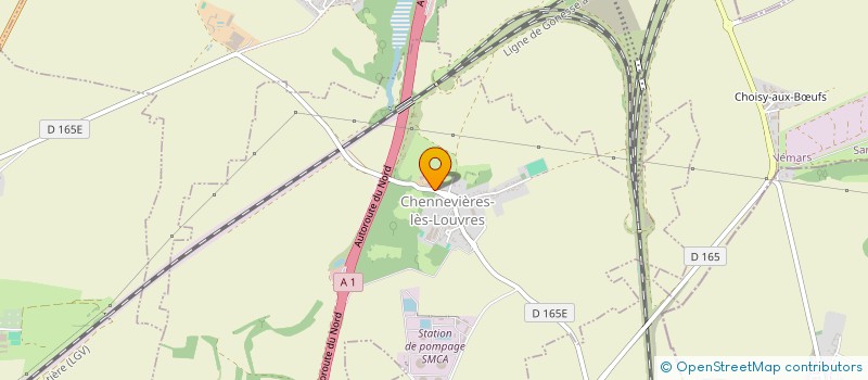 localisation de l'entreprise MONSIEUR ERIC PLASMANS  CHENNEVIERES-LES-LOUVRES