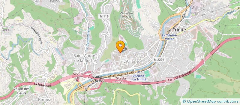 localisation de l'entreprise MONSIEUR ERIC PLOHOTARI à NICE