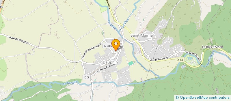 localisation de l'entreprise MONSIEUR ERIC PLOUVIER à FORCALQUIER