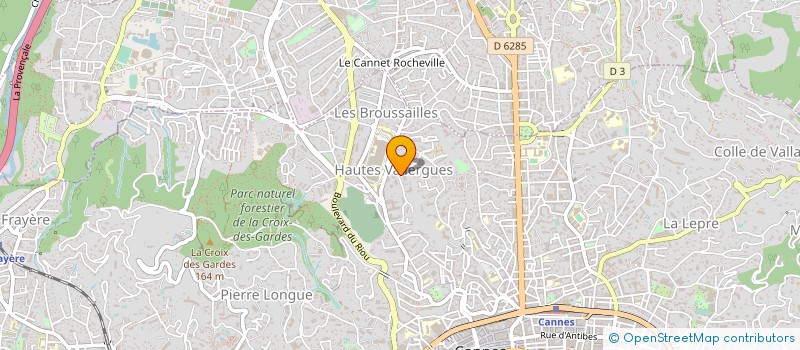 localisation de l'entreprise MONSIEUR ERIC PLOUVIER à CANNES