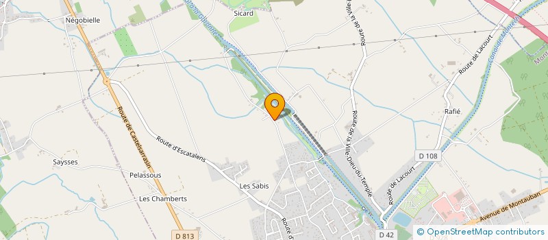 localisation de l'entreprise MONSIEUR ERIC POCHAT  MONTECH