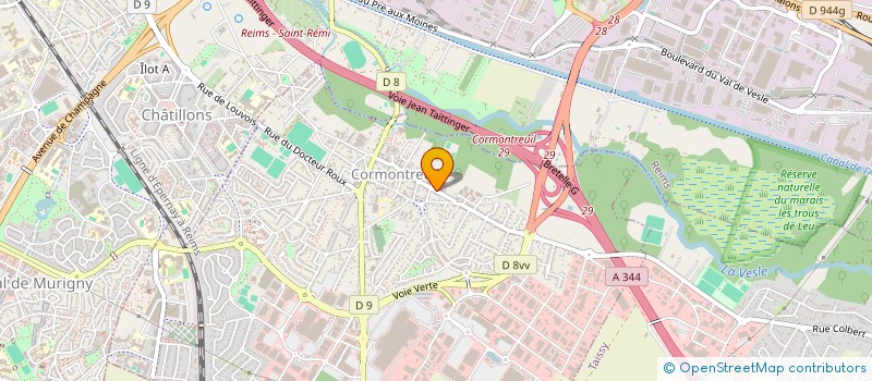 localisation de l'entreprise MONSIEUR ERIC POINTEAU  CORMONTREUIL