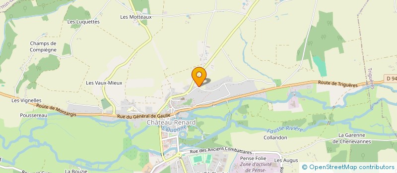 localisation de l'entreprise MONSIEUR ERIC POINTEAU  CHATEAU-RENARD
