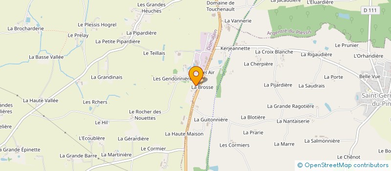 localisation de l'entreprise MONSIEUR ERIC POIRIER à VERGEAL