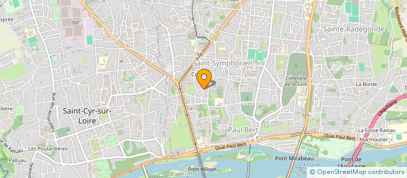 localisation de l'entreprise MONSIEUR ERIC POIRIER  TOURS