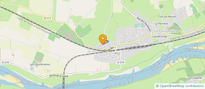 localisation de l'entreprise MONSIEUR ERIC POITEVIN  LA POSSONNIERE