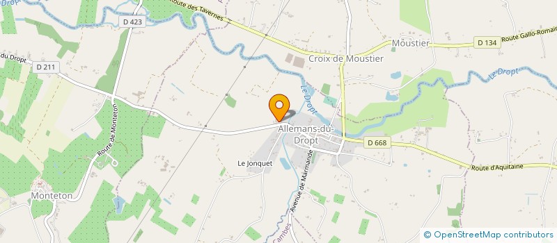 localisation de l'entreprise MONSIEUR ERIC POLESE  ALLEMANS-DU-DROPT