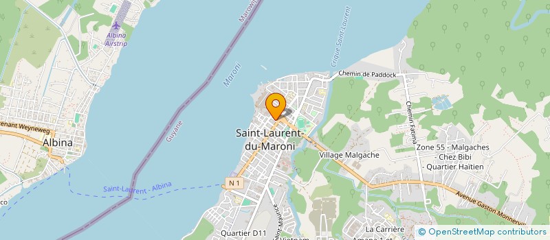 localisation de l'entreprise MONSIEUR ERIC POLI à SAINT-LAURENT-DU-MARONI