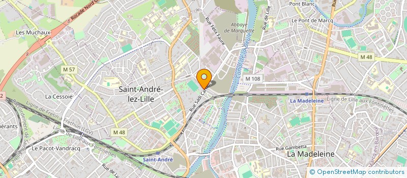 localisation de l'entreprise MONSIEUR ERIC POLLET  SAINT-ANDRE-LEZ-LILLE
