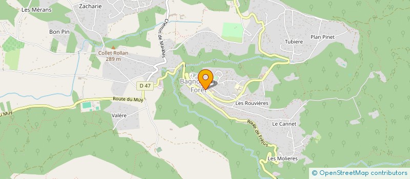 localisation de l'entreprise MONSIEUR ERIC POLO  BAGNOLS-EN-FORET