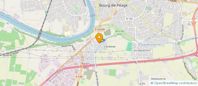 localisation de l'entreprise MONSIEUR ERIC POLO  BOURG-DE-PEAGE