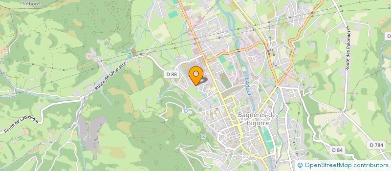 localisation de l'entreprise MONSIEUR ERIC POME  BAGNERES-DE-BIGORRE