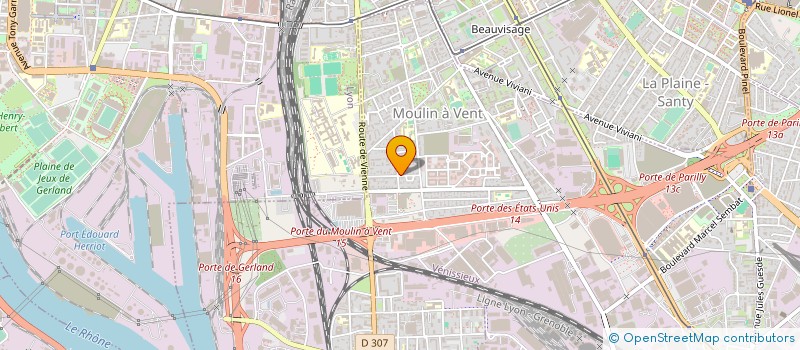 localisation de l'entreprise MONSIEUR ERIC POMPANON  VENISSIEUX