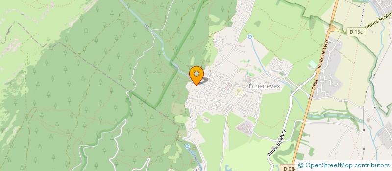 localisation de l'entreprise MONSIEUR ERIC POMPOSA  ECHENEVEX