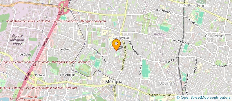 localisation de l'entreprise MONSIEUR ERIC PONCET à MERIGNAC