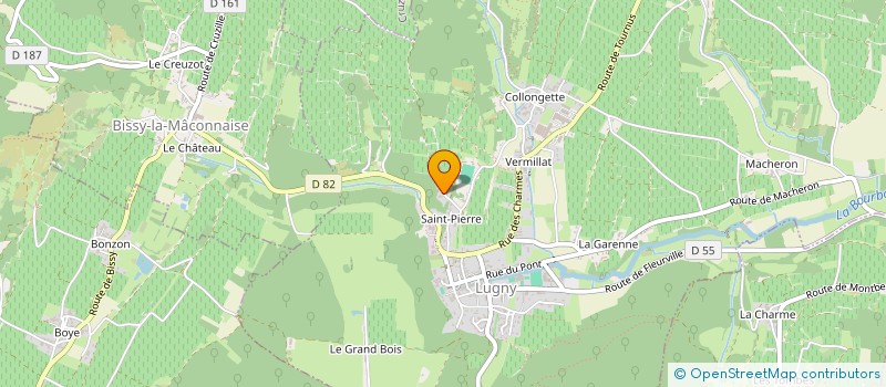 localisation de l'entreprise MONSIEUR ERIC PONCET à LUGNY