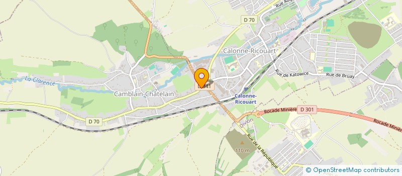 localisation de l'entreprise MONSIEUR ERIC PONCHEL  CALONNE-RICOUART