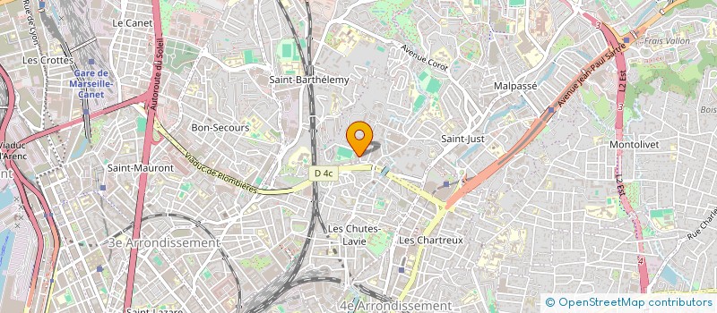 localisation de l'entreprise MONSIEUR ERIC PONCIN  MARSEILLE