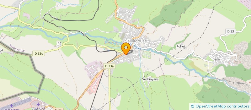 localisation de l'entreprise MONSIEUR ERIC PONSAILLE  SAILLAGOUSE