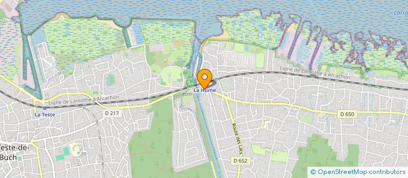 localisation de l'entreprise MONSIEUR ERIC PONSONNAILLE  GUJAN-MESTRAS