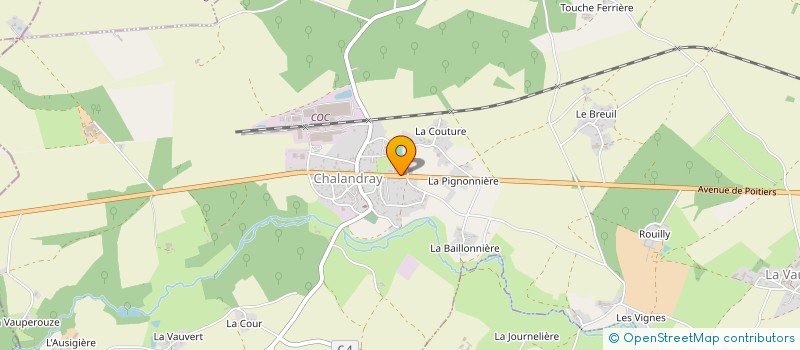 localisation de l'entreprise MONSIEUR ERIC PONTOIZEAU  CHALANDRAY