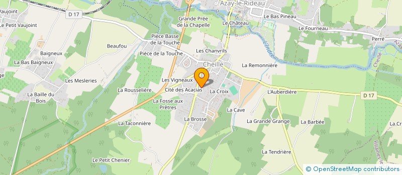 localisation de l'entreprise MONSIEUR ERIC PONTU à CHEILLE