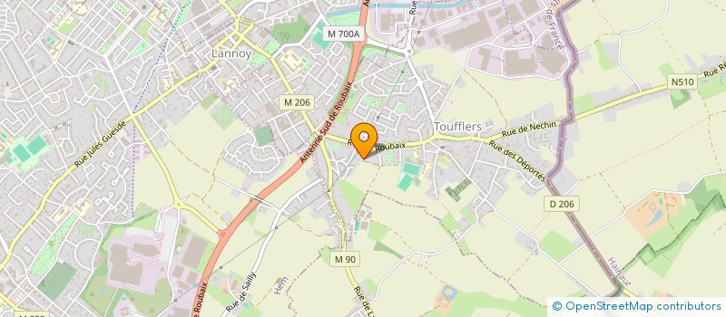 localisation de l'entreprise MONSIEUR ERIC PORIER  TOUFFLERS