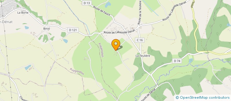 localisation de l'entreprise MONSIEUR ERIC PORREDON  FREJAIROLLES