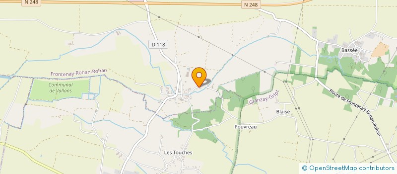 localisation de l'entreprise MONSIEUR ERIC PORTAIL  FRONTENAY-ROHAN-ROHAN