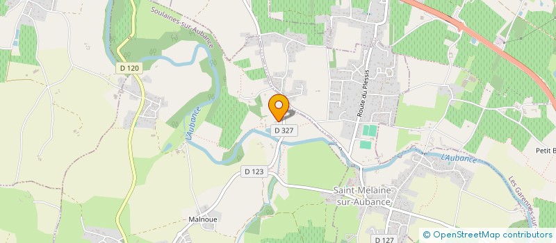 localisation de l'entreprise MONSIEUR ERIC PORTEJOIE à SOULAINES-SUR-AUBANCE