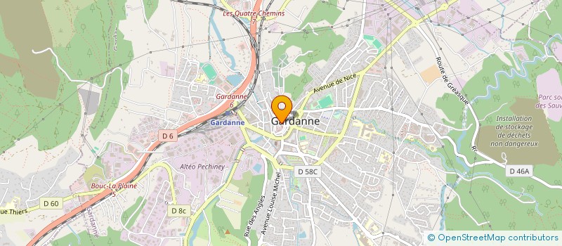 localisation de l'entreprise MONSIEUR ERIC PORTENEUVE à GARDANNE