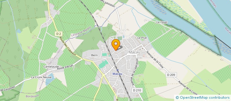 localisation de l'entreprise MONSIEUR ERIC PORTIER  CUSSAC FORT MEDOC