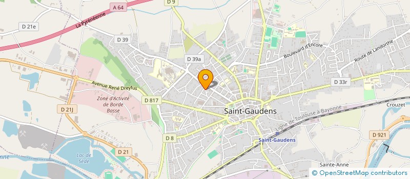 localisation de l'entreprise MONSIEUR ERIC PORTOLES  SAINT-GAUDENS