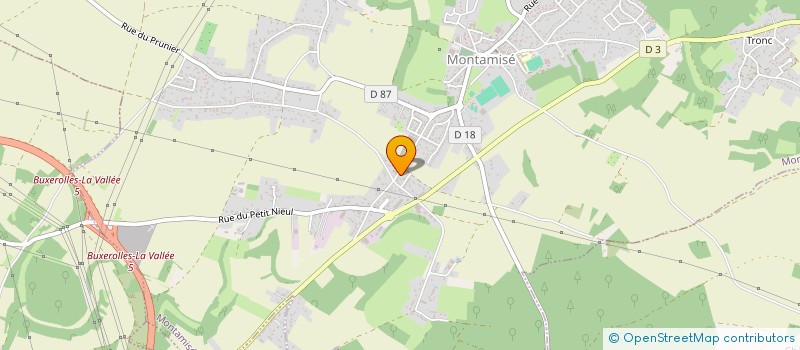 localisation de l'entreprise MONSIEUR ERIC PORTRON  MONTAMISE