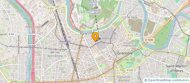 localisation de l'entreprise MONSIEUR ERIC POSAK à GRENOBLE