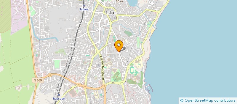 localisation de l'entreprise MONSIEUR ERIC POTELBERG  ISTRES