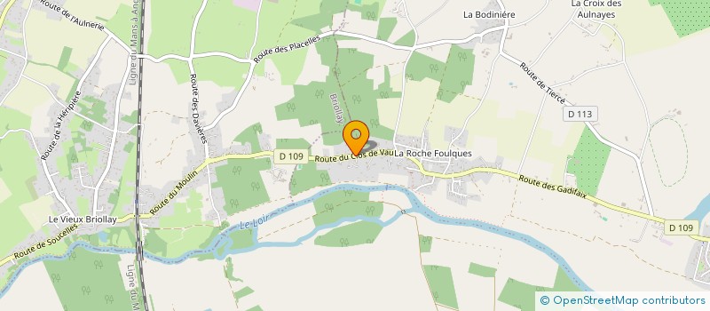 localisation de l'entreprise MONSIEUR ERIC POUGETTOU à RIVES-DU-LOIR-EN-ANJOU