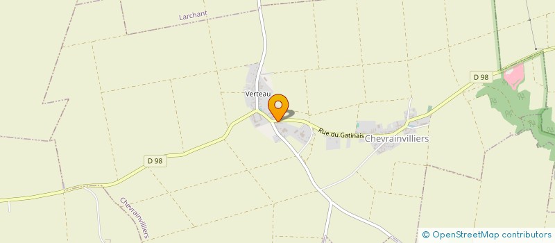 localisation de l'entreprise MONSIEUR ERIC POUILLAUDE  CHEVRAINVILLIERS